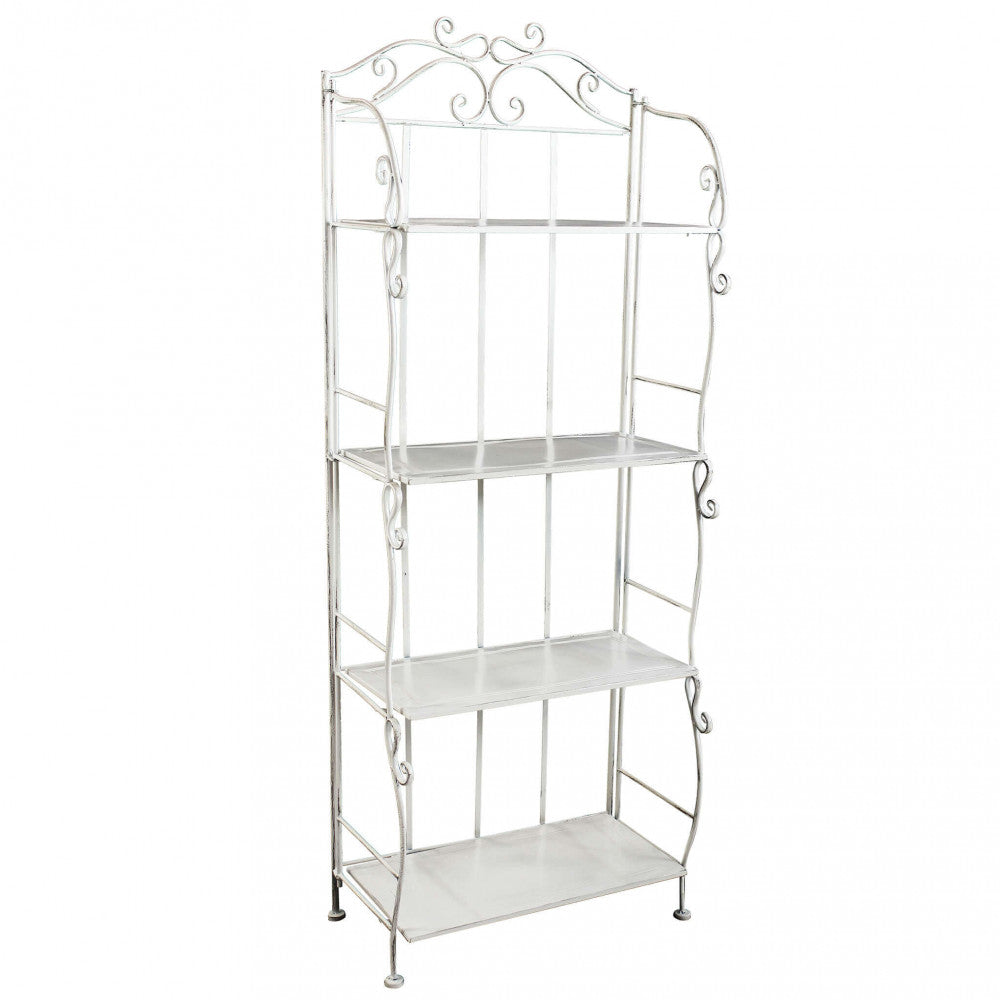 Emma 4-tier shelf in antique white