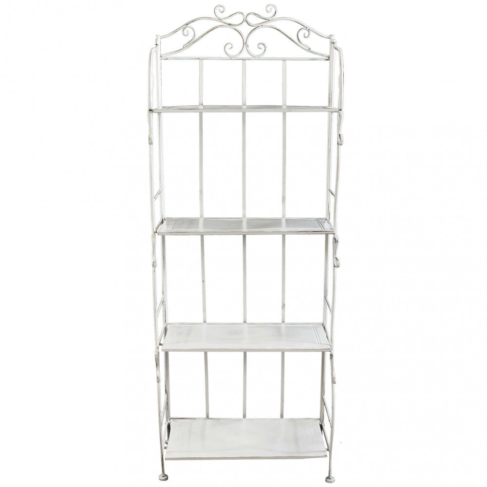 Emma 4-tier shelf in antique white
