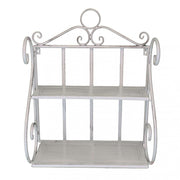 Evelyne 2-tier shelf in antique white