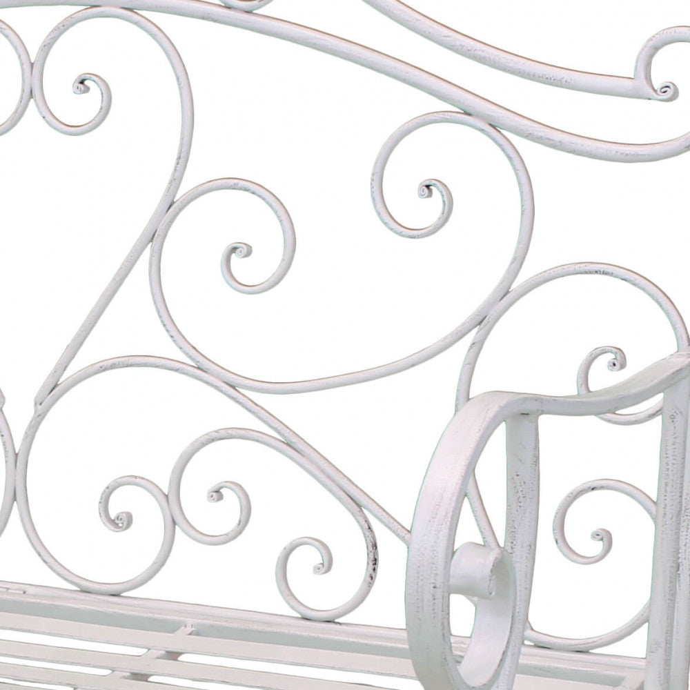 Panca dollie bianco antico