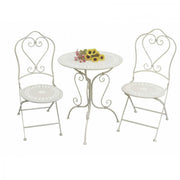 Set/3 bistro' jeanette antique white