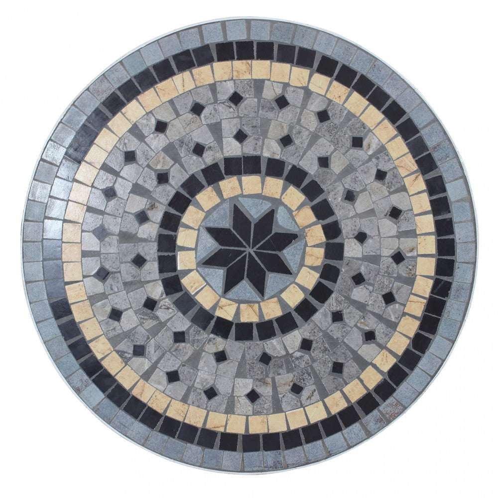 Set/3 bistro' Alison antique white