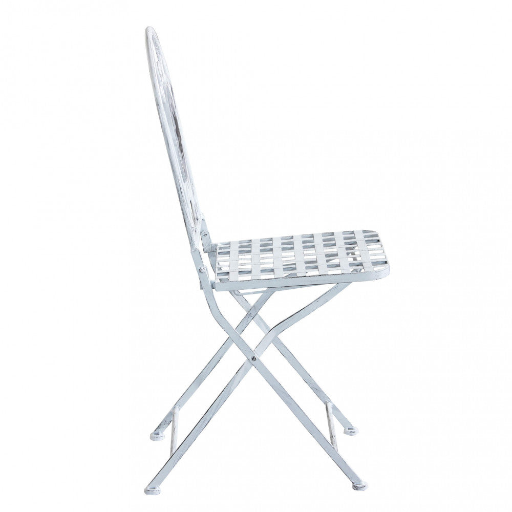 Set/3 bistro' Alison antique white