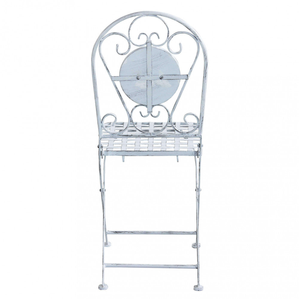 Set/3 bistro' Alison antique white