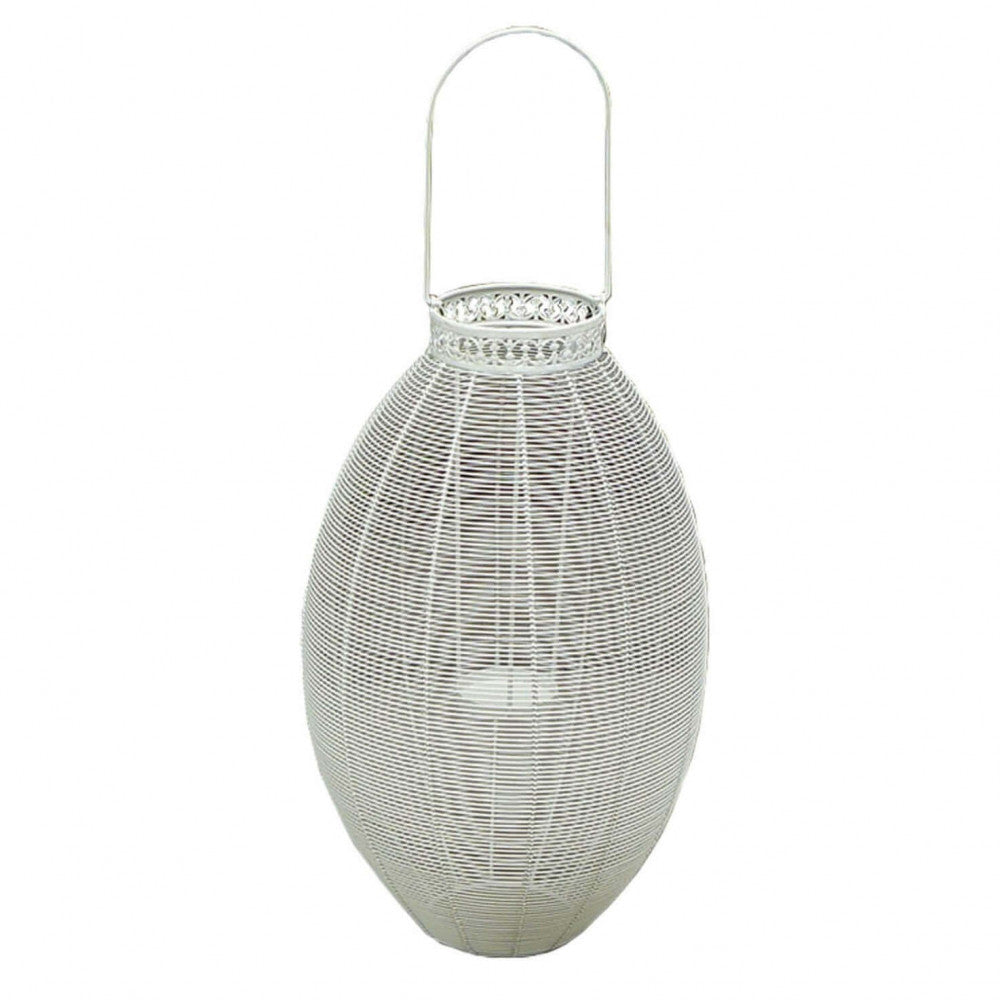 Portacandela shannon bianco antico