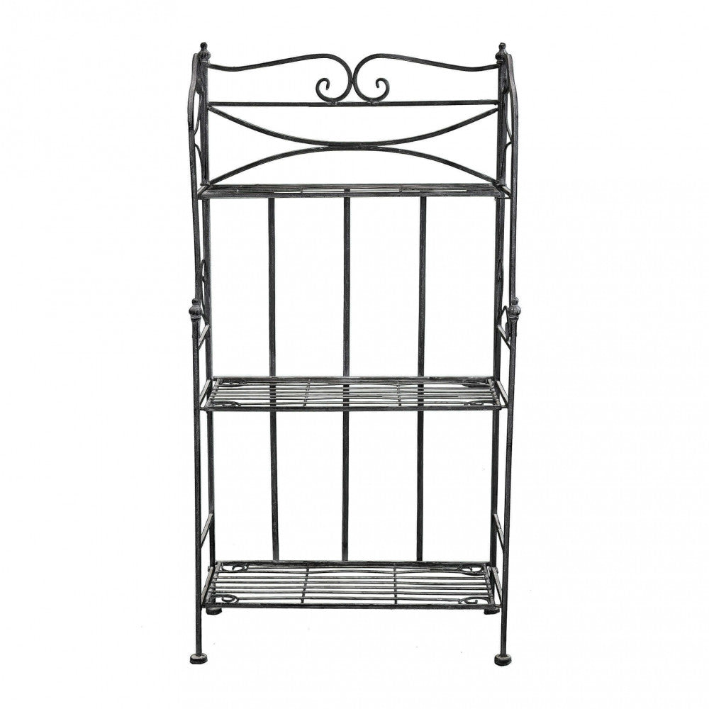 Étagère claude 3 piani bianco ossidato