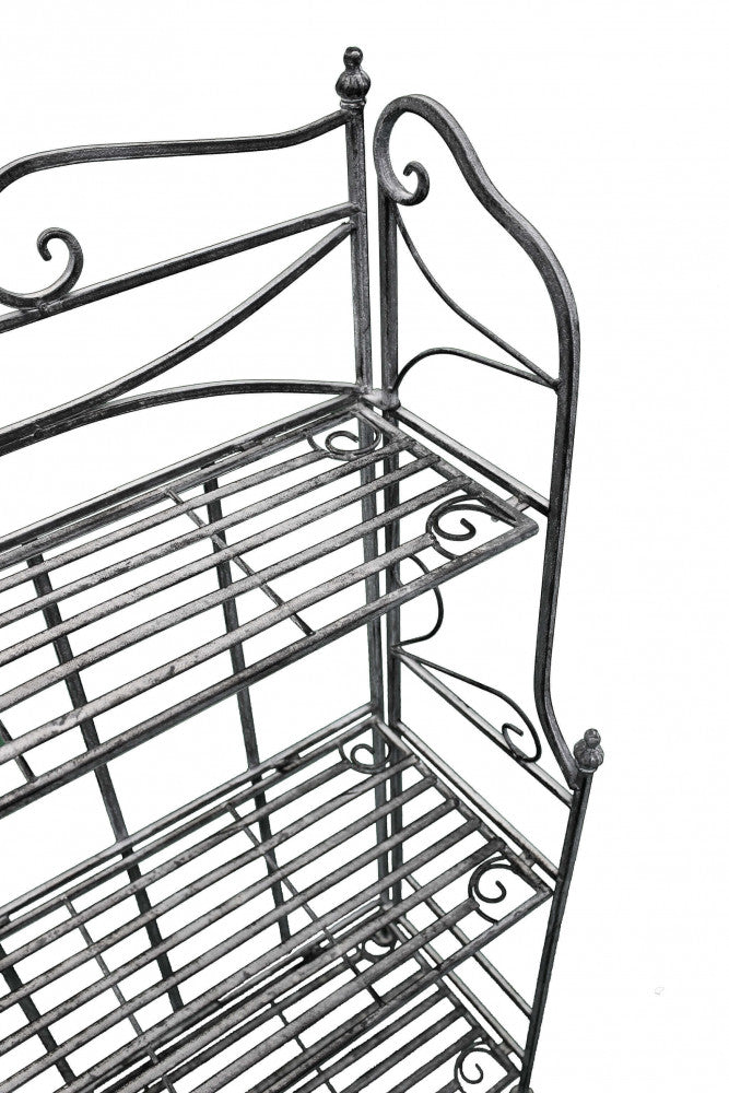 Étagère claude 3-storey oxidized white