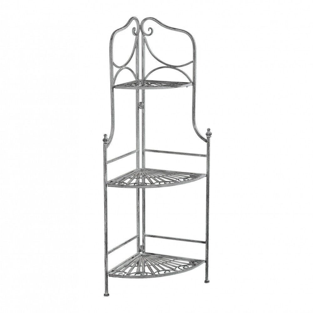 Étagère rosalie 3 piani bianco ossidato
