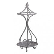Annie umbrella stand in oxidized white