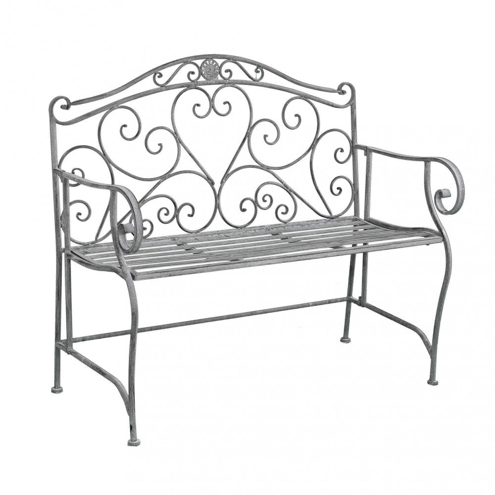 Panca dollie bianco ossidato