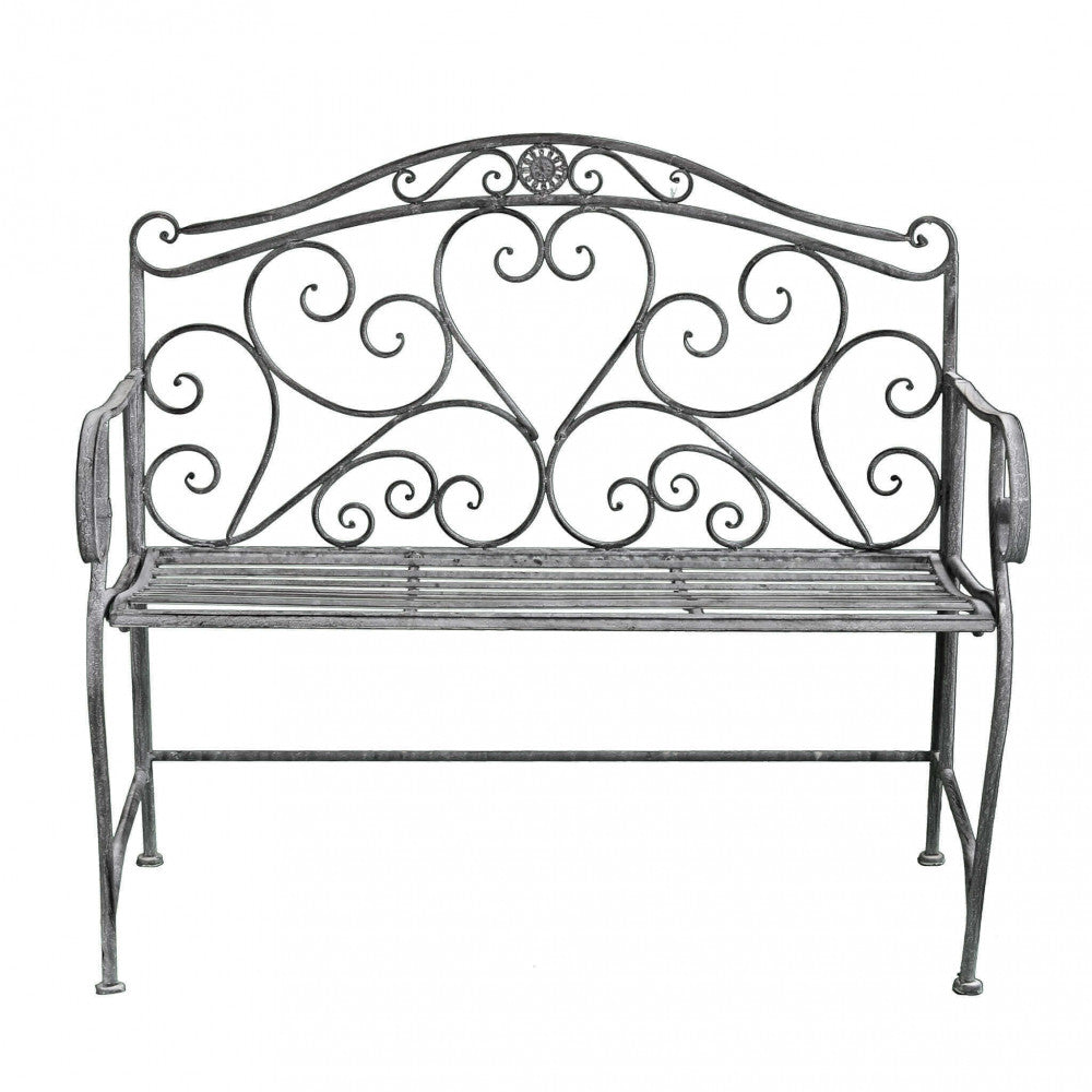 Panca dollie bianco ossidato