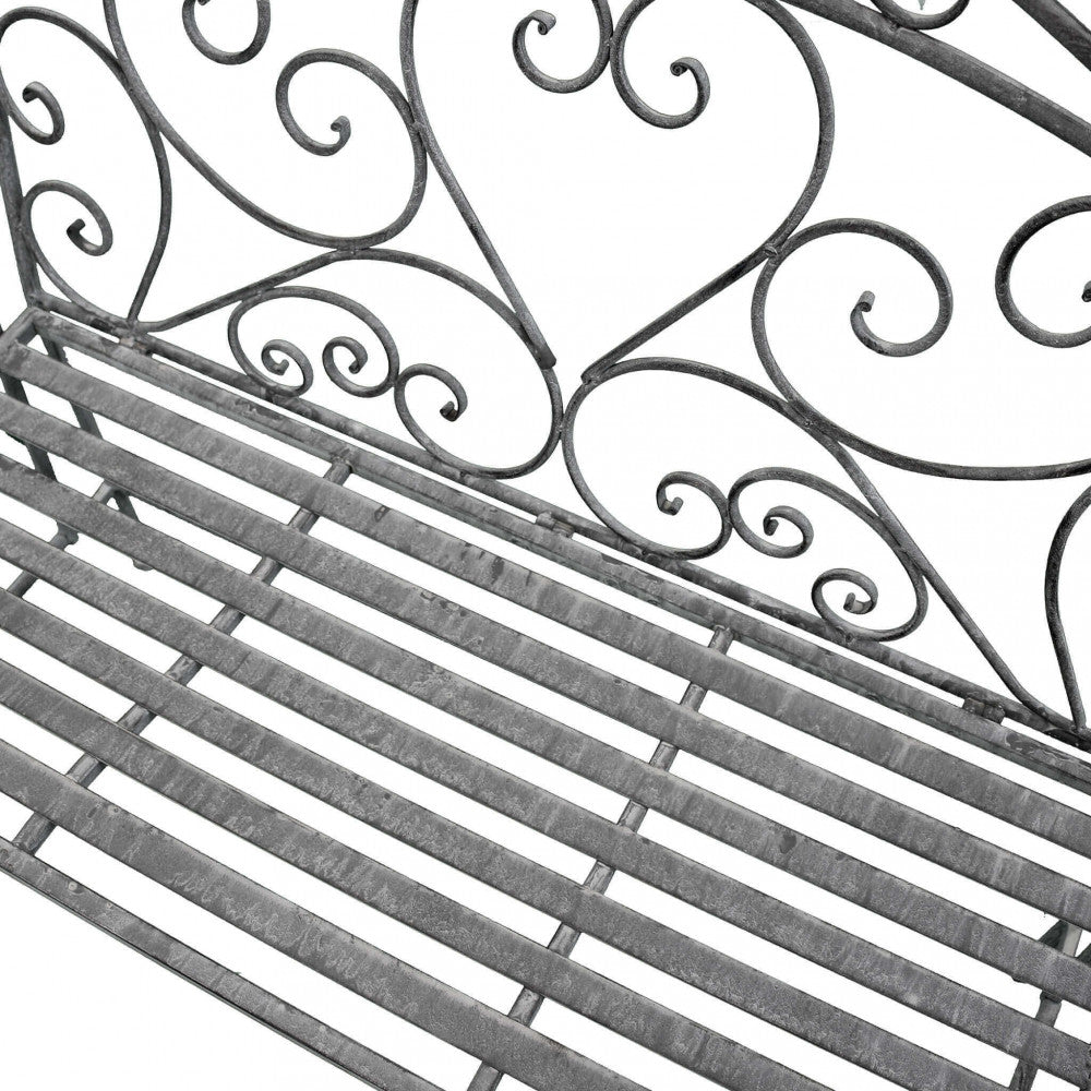 Panca dollie bianco ossidato