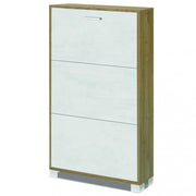 A753nsos scarpiera 3 ante p.18 noce stelvio e ossido bianco