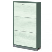 A753ttqb030 scarpiera 3 ante p.18 titanio e quercia bianco