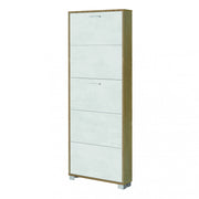 A755nsos scarpiera 5 ante p.18 noce stelvio e ossido bianco