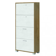 A764nsos scarpiera 4 ante p.29 noce stelvio e ossido bianco