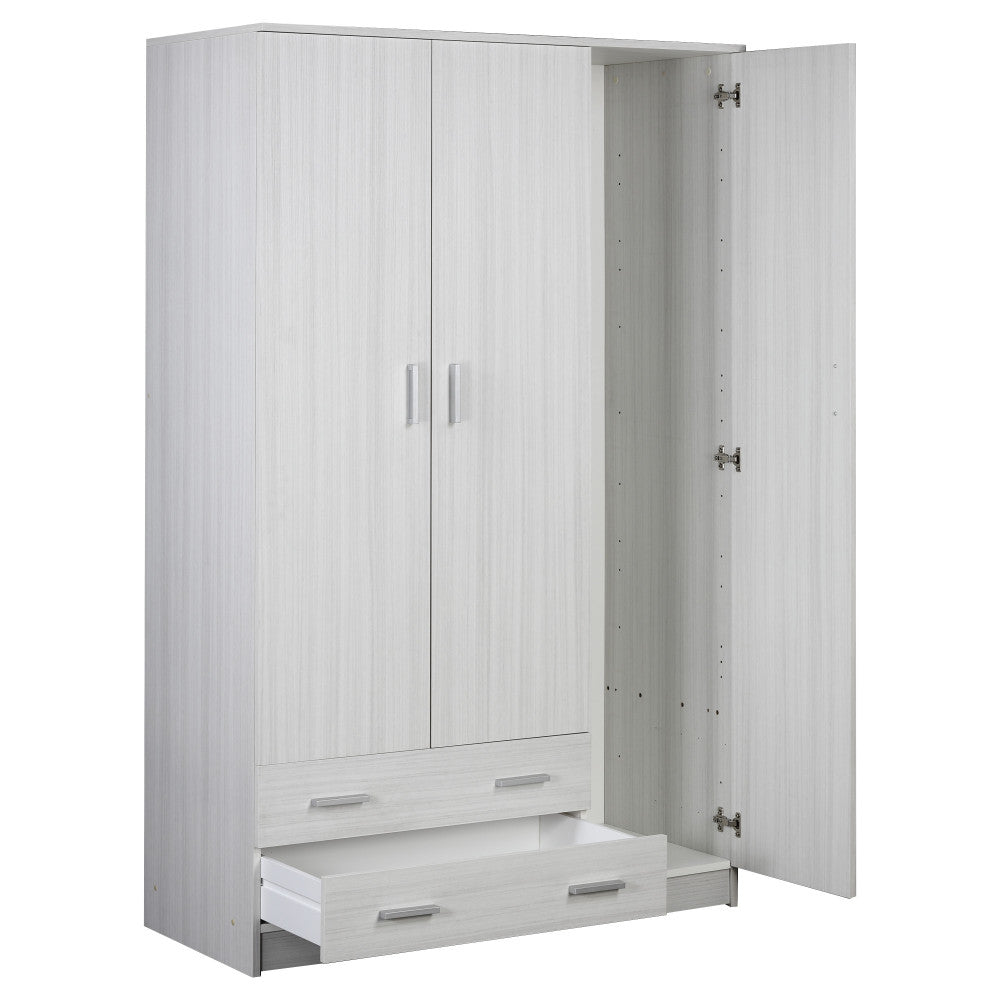 A4570deuk wardrobe 3 doors 2 drawers right eucalyptus