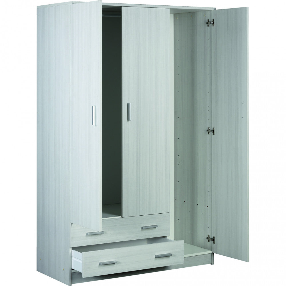 A4570deuk wardrobe 3 doors 2 drawers right eucalyptus