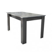 Tavolo gemma antracite e grigio scuro effetto cemento