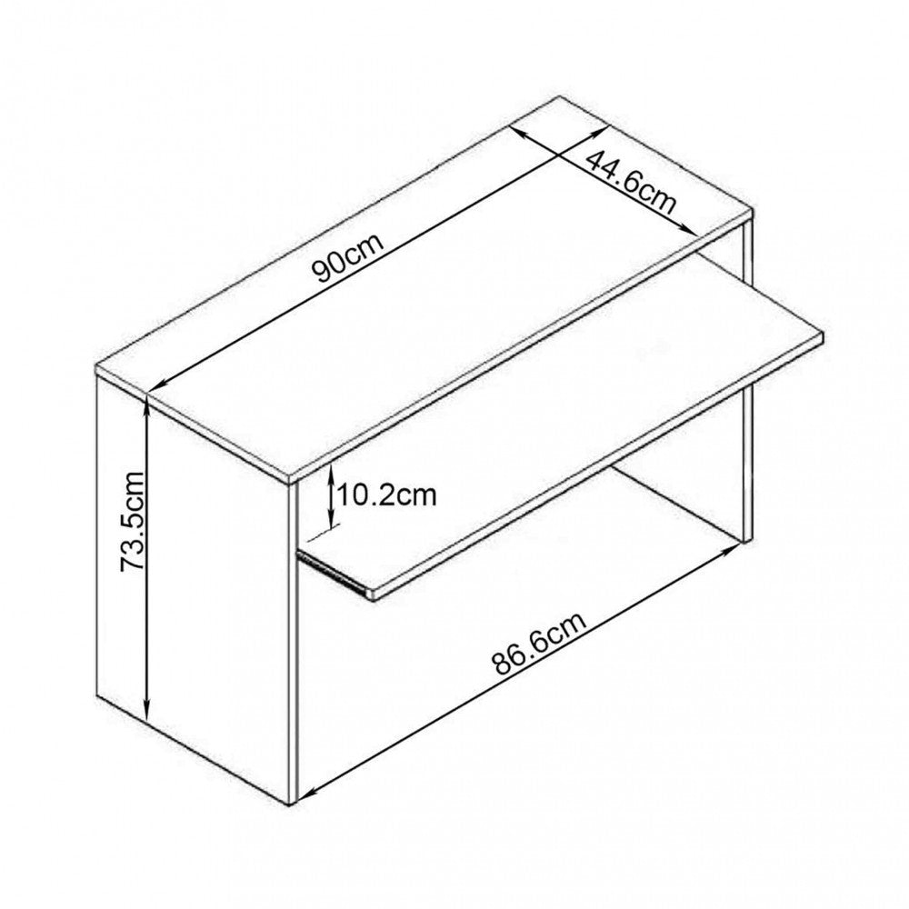 Porta pc perry bianco