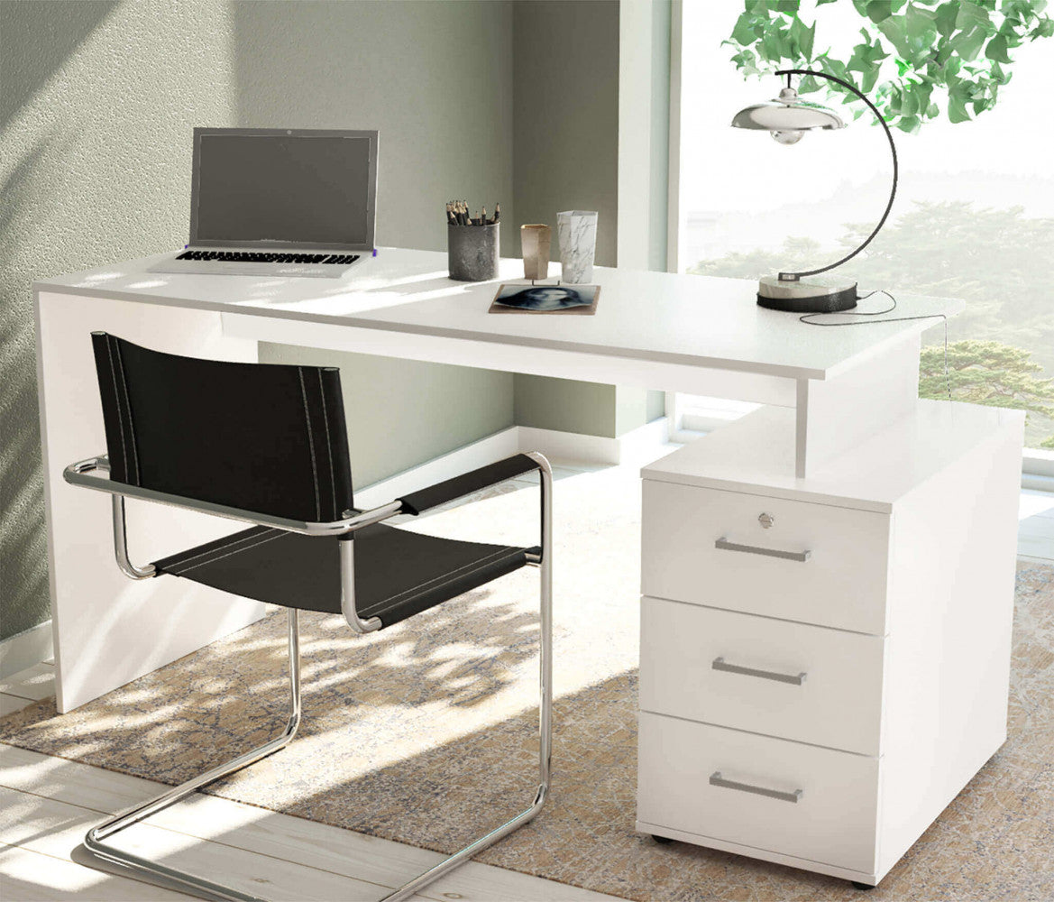 Scrivania deni bianco