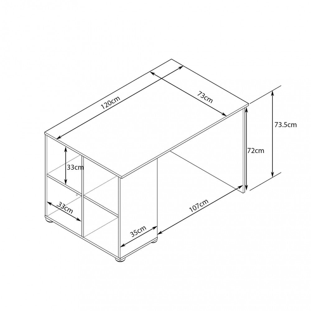Scrivania happy bianco
