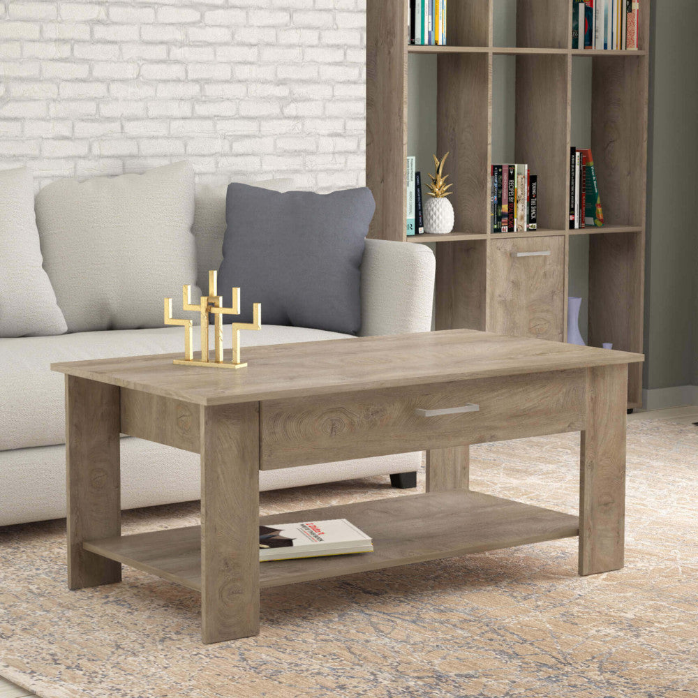 Tavolino salotto myrto rovere chiaro