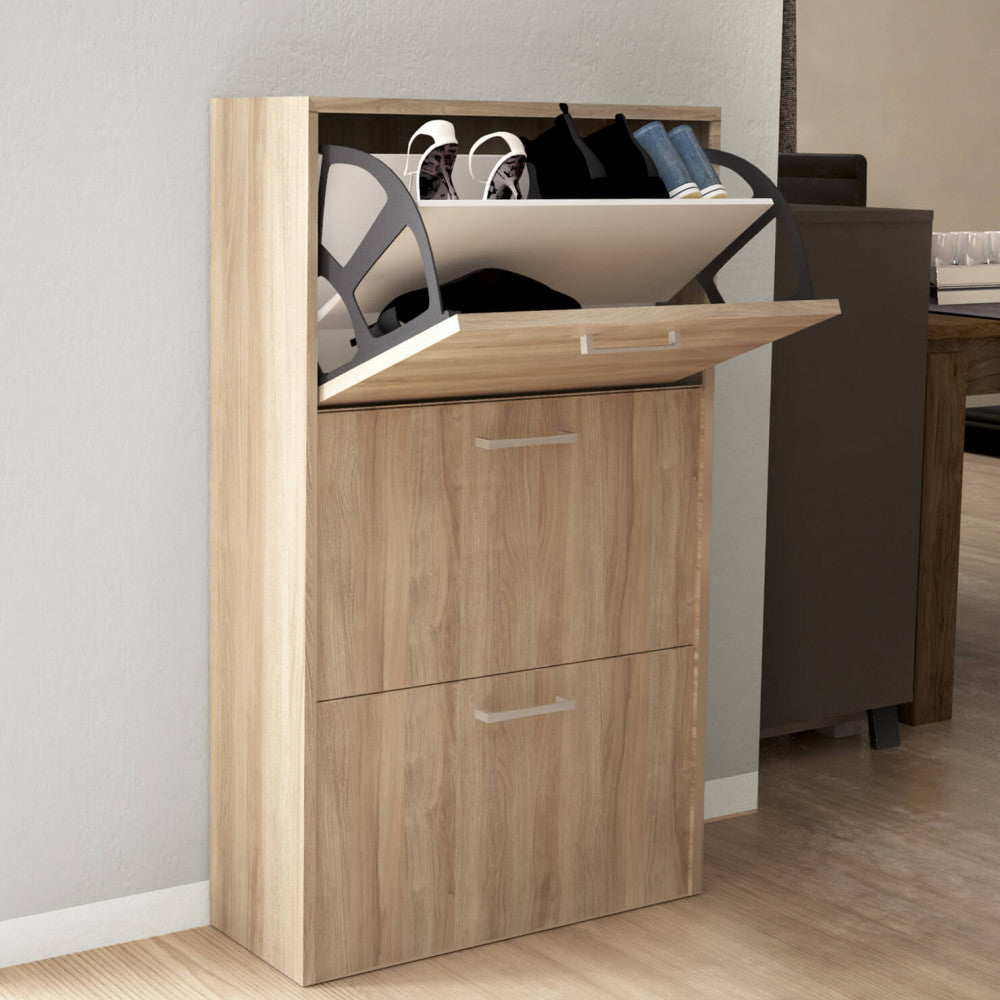 Scarpiera molly 3 ante a ribalta olmo chiaro