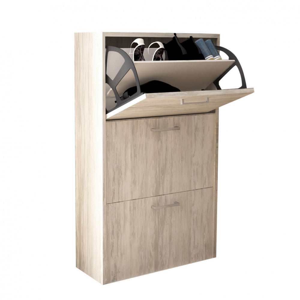 Scarpiera molly 3 ante a ribalta pino chiaro