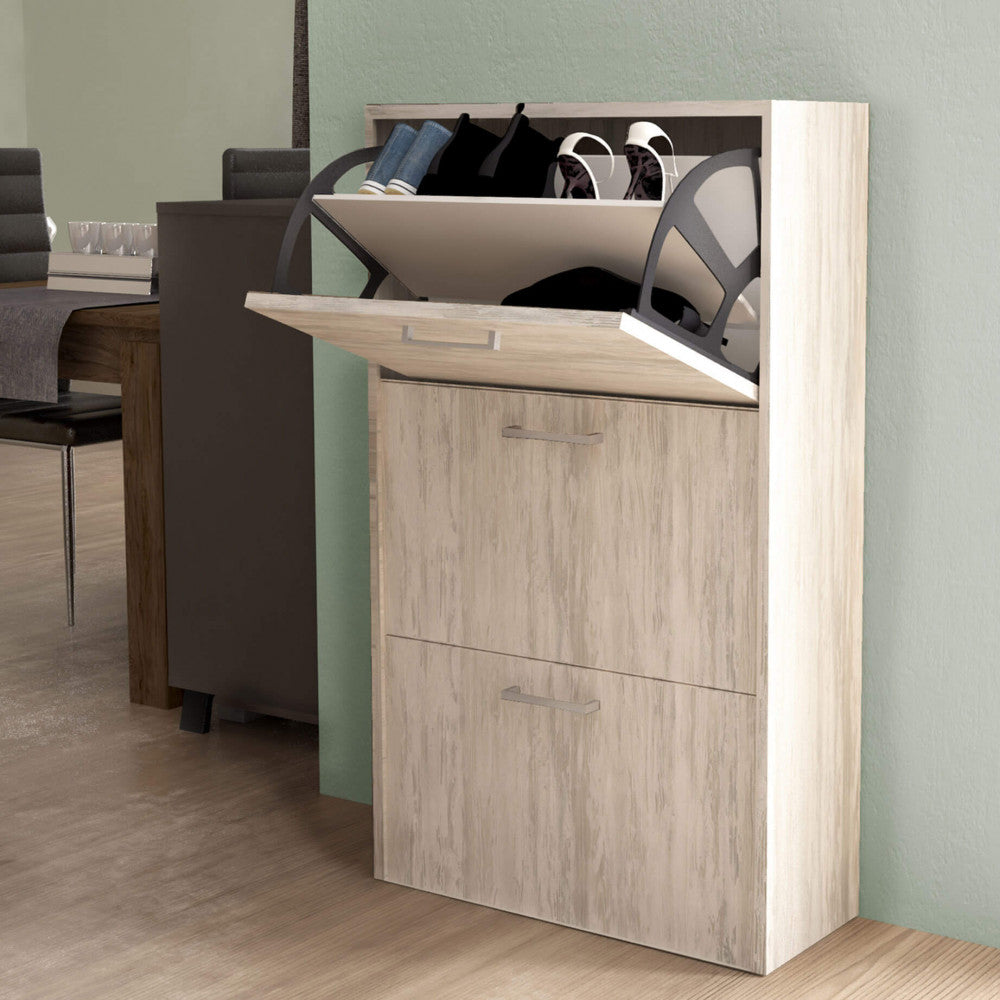 Scarpiera molly 3 ante a ribalta pino chiaro