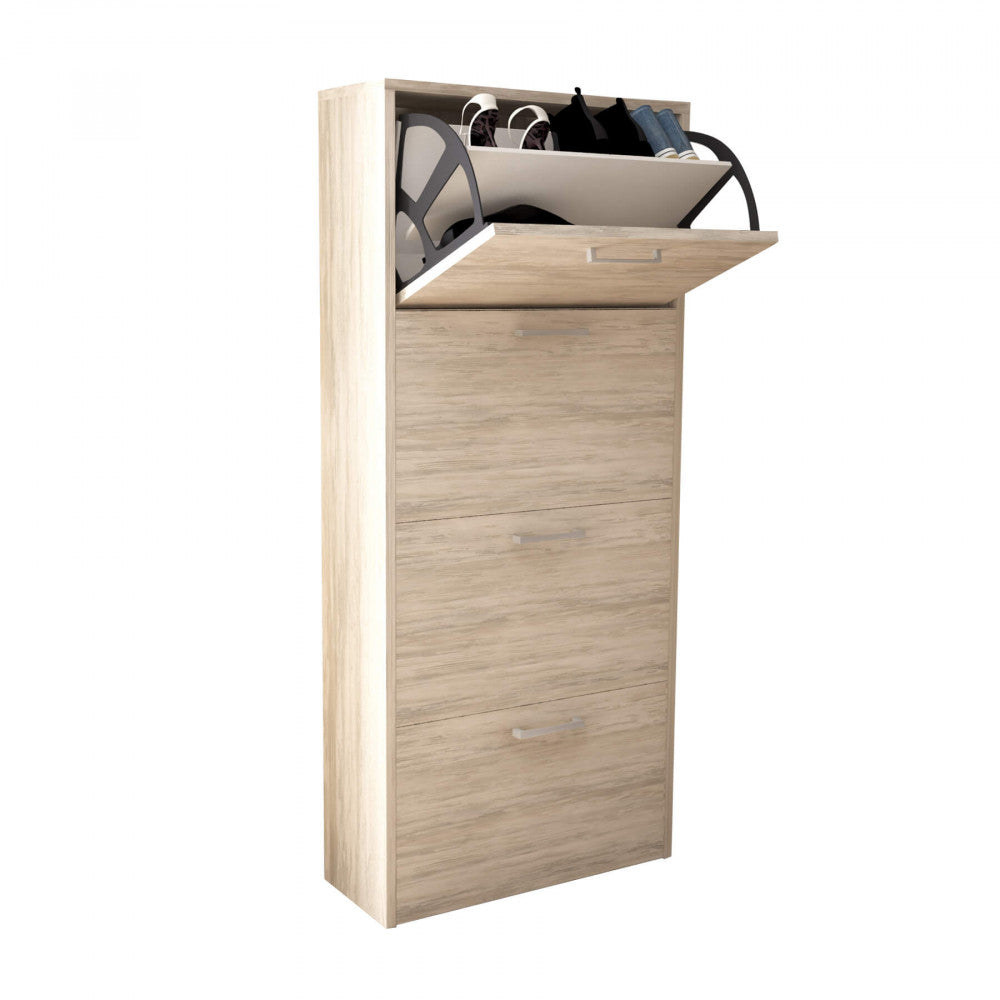 Scarpiera molly 4 ante a ribalta pino chiaro