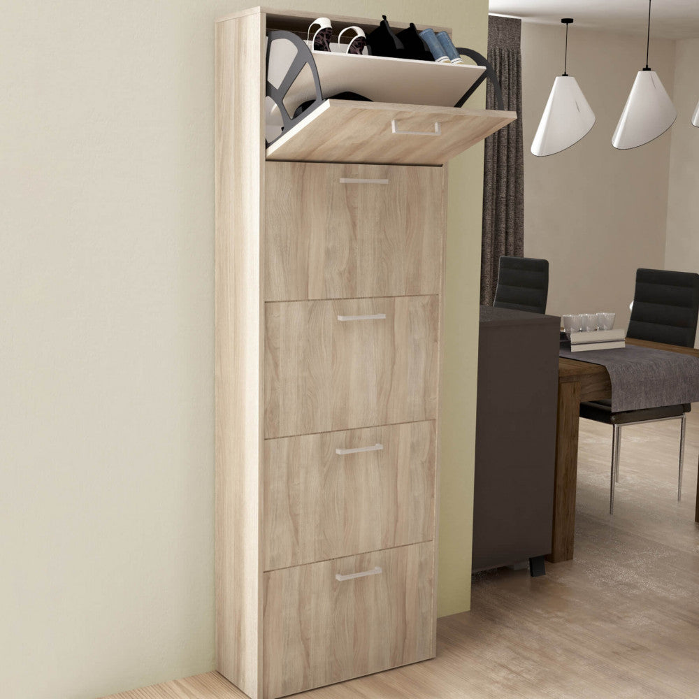 Scarpiera molly 5 ante a ribalta olmo chiaro