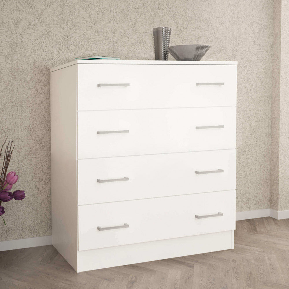 Mobile 5 cassetti bianco e bianco