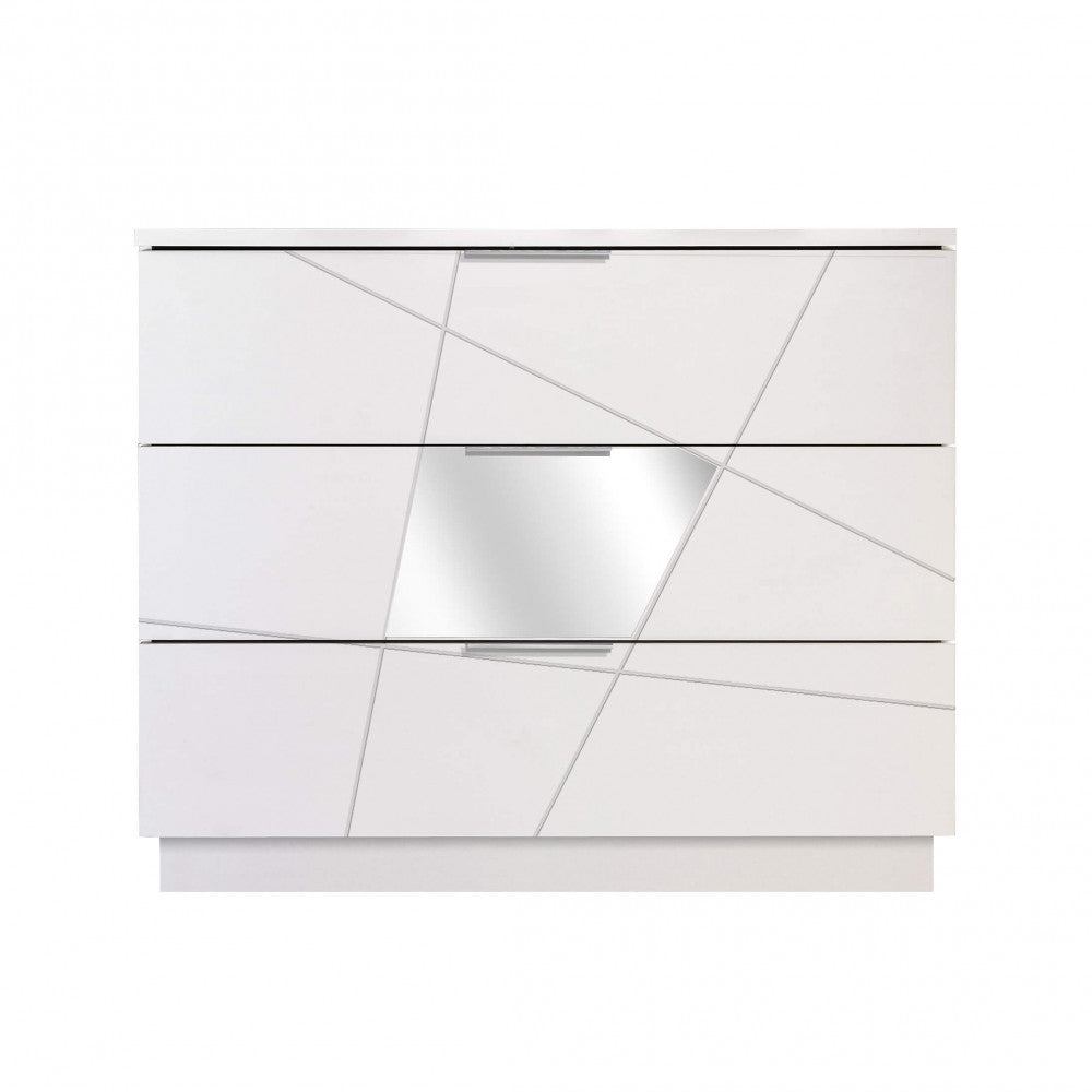 67 18 12 - 02 3-drawer chest of drawers, white ash, Leonardo