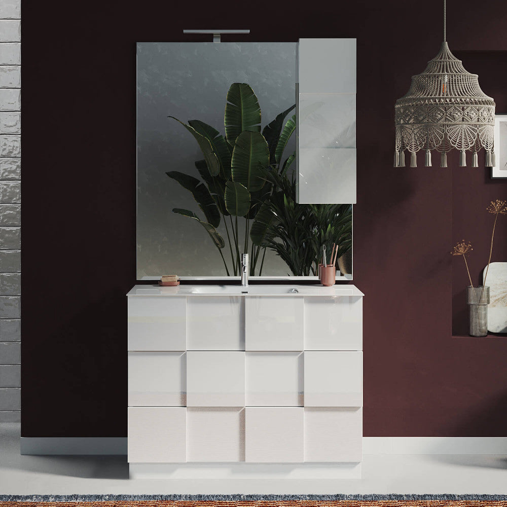 439008-t100 bagno a terra cm 100 bianco lucido lorenzo