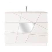 439050-t100 bagno a terra cm 100 bianco lucido leonardo