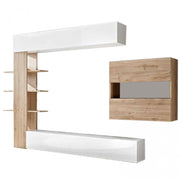 70 90 07 - 2k soggiorno comp. 2 bianco lucido/cadiz enea