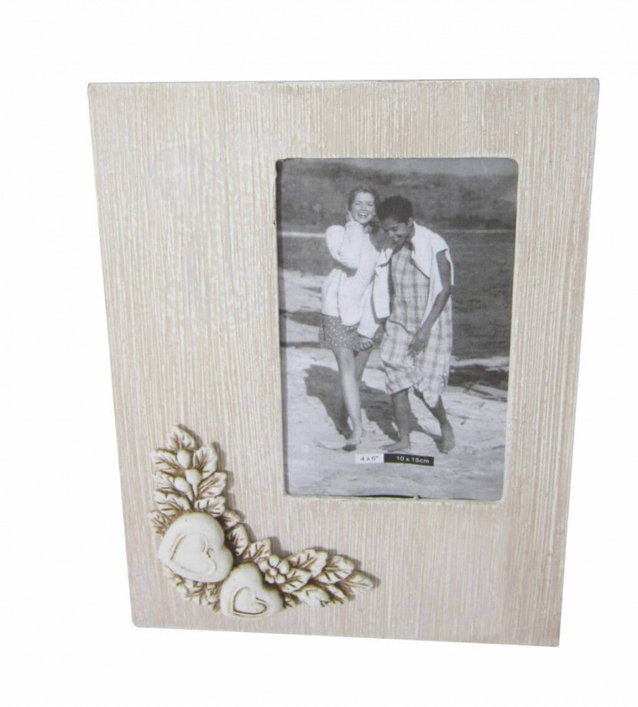 Portafoto shabby chic rettangolare tortora 10 x 15