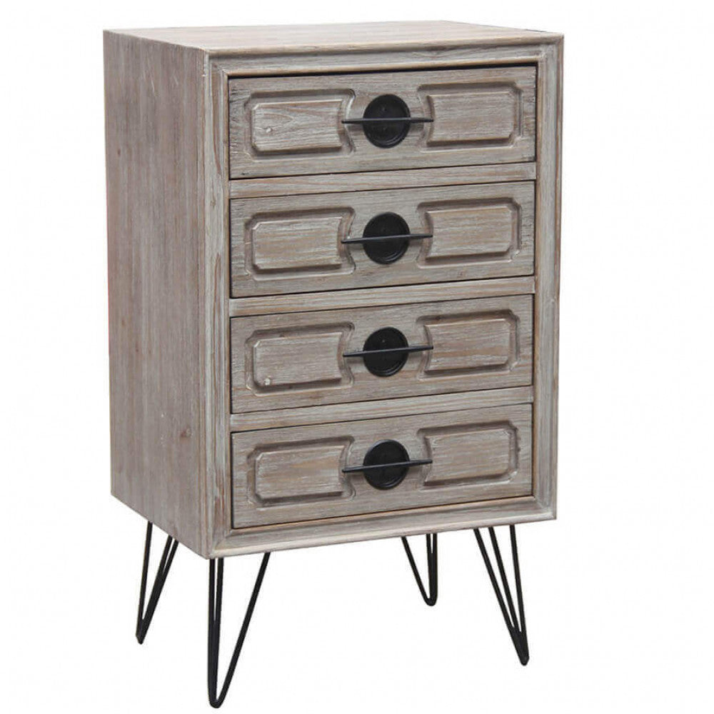 Cabinet with 4 drawers