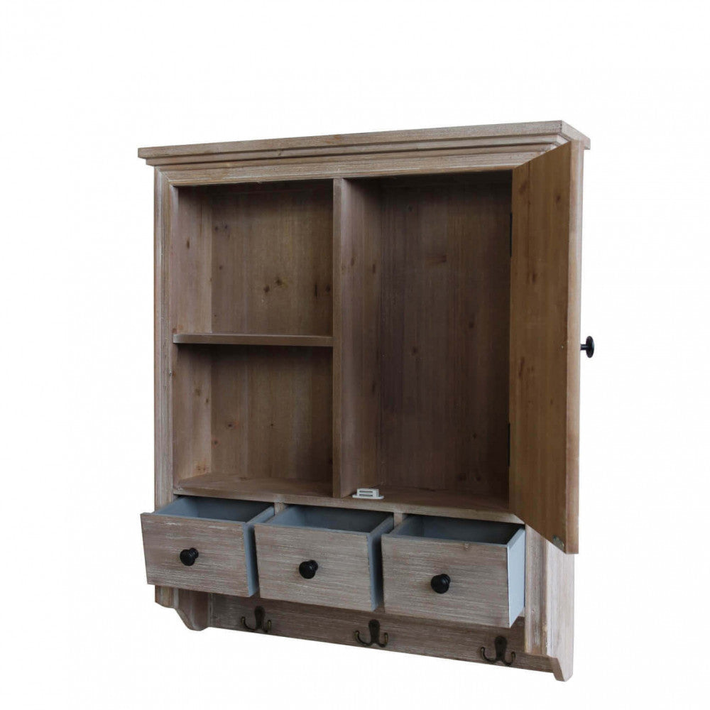 Pensile 1 anta e 3 cassetti