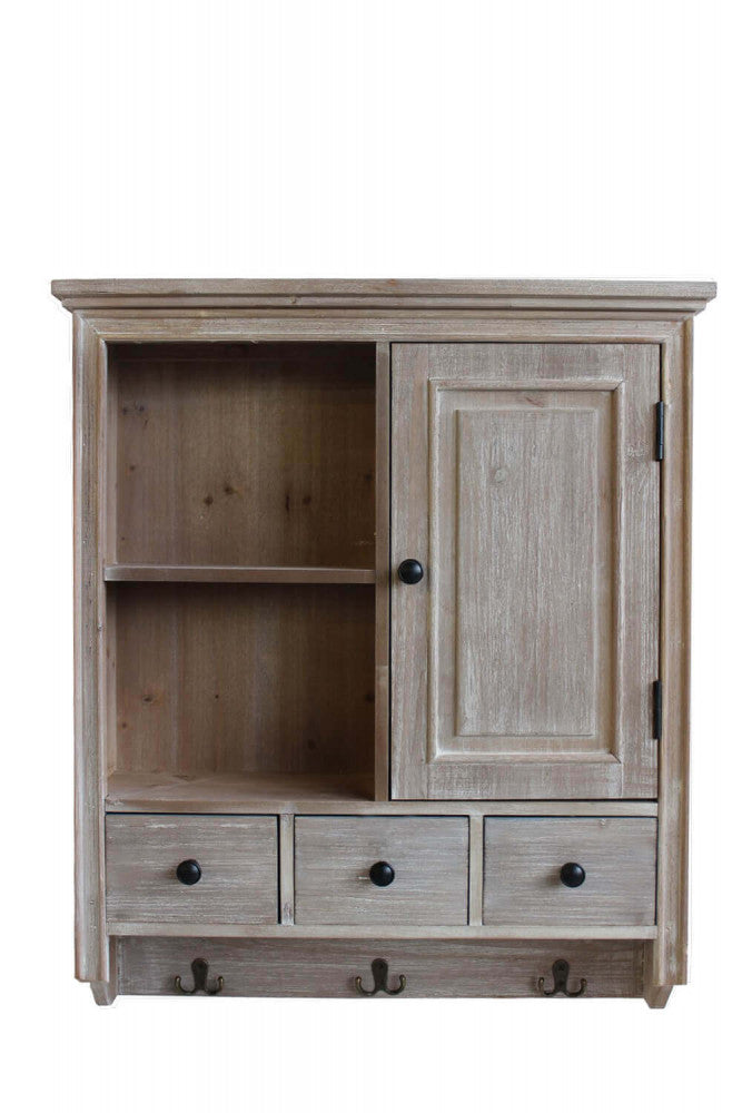 Pensile 1 anta e 3 cassetti