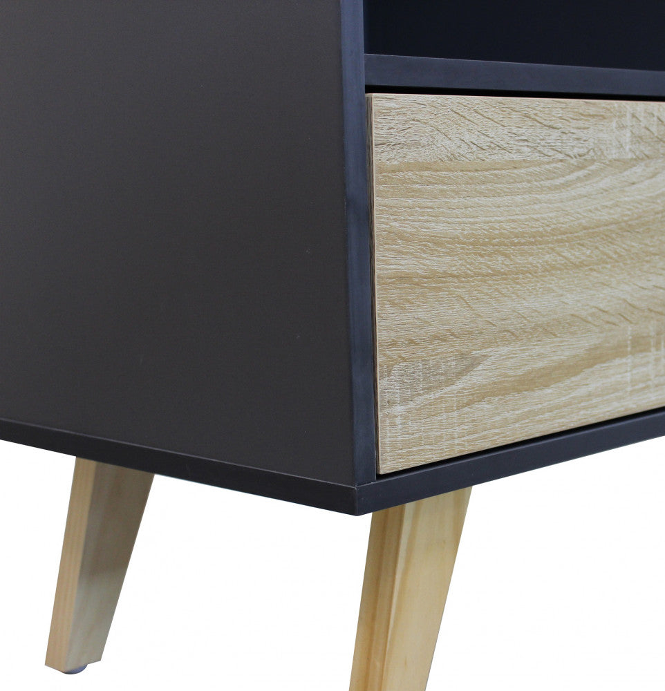 Mobile emory grigio e naturale