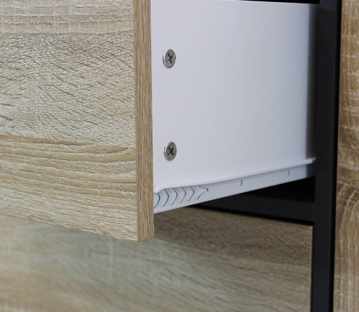 Mobile emory grigio e naturale