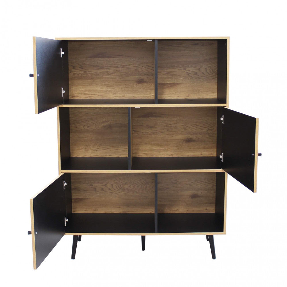 Mobile elwood nero e naturale