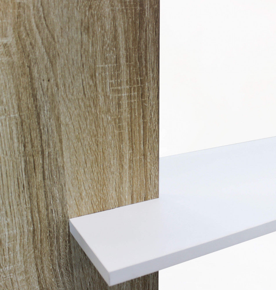 Libreria alisha bianca e naturale