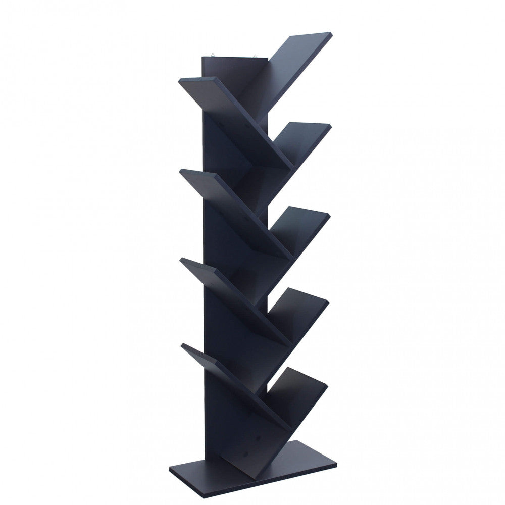 Libreria ariane grigia e naturale