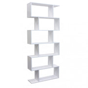 Libreria alana bianca e naturale