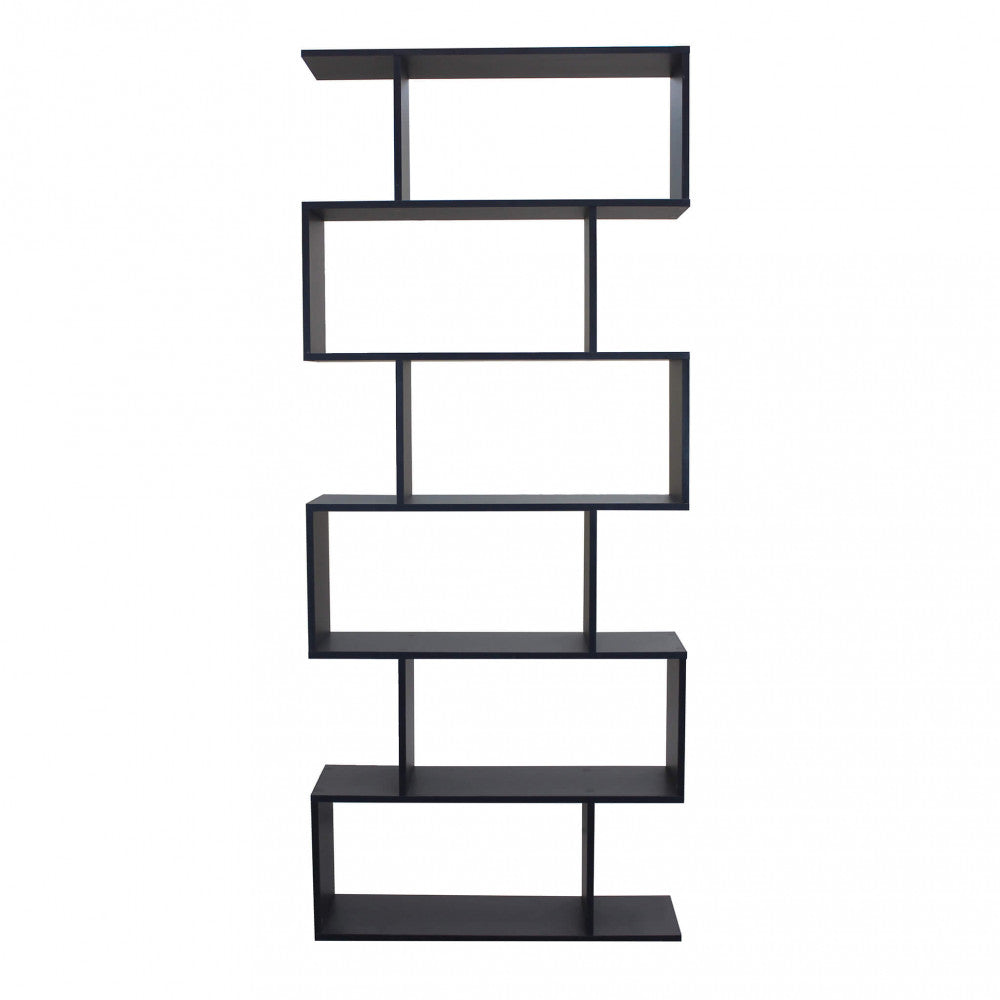 Libreria alana grigia e naturale