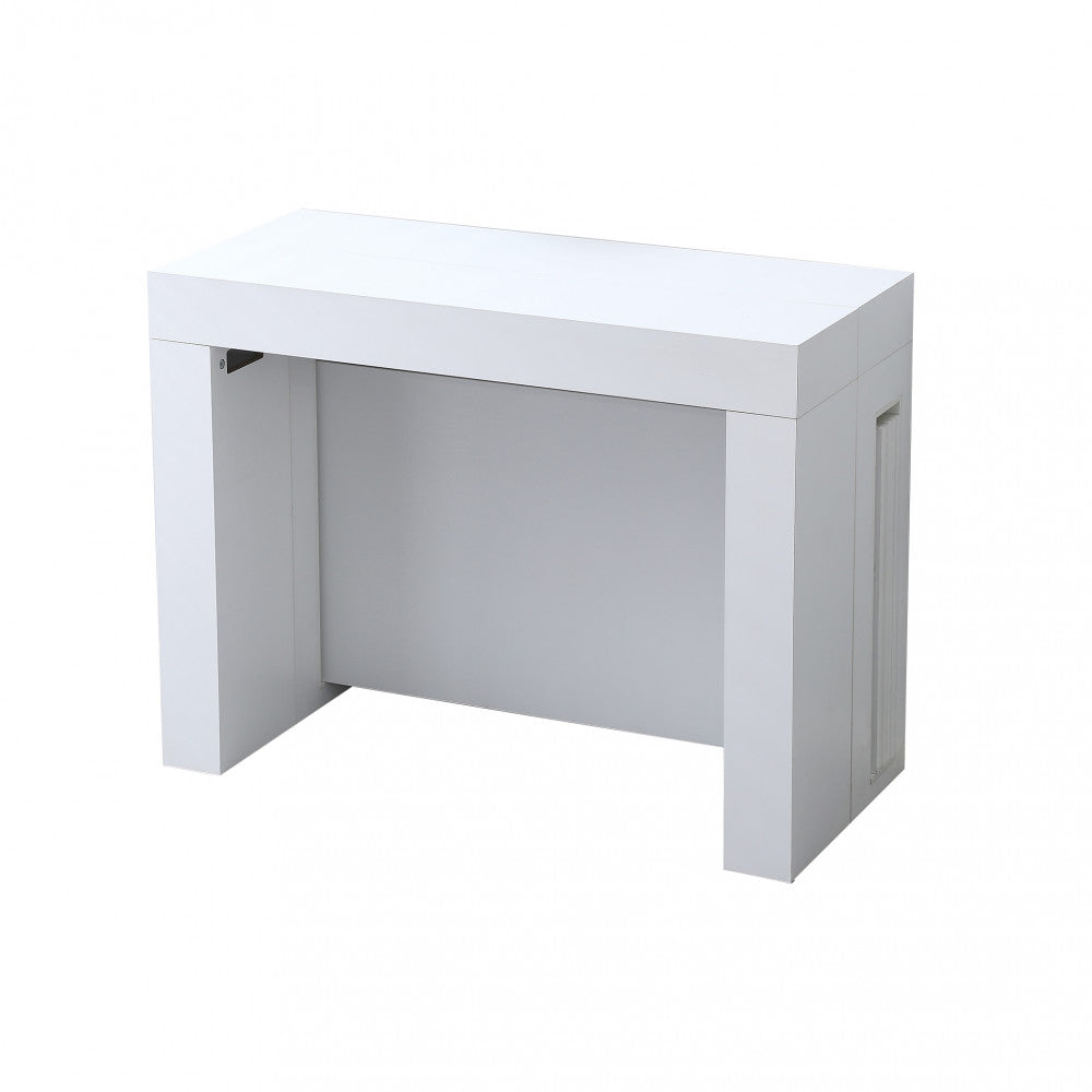 Tavolo consolle darius bianco 45/96/147/198/249/300 x 90