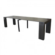 Tavolo consolle darius antracite effetto legno 45/96/147/198/249/300 x 90